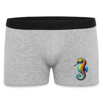 Hippocampe - Boxer Homme - gris chiné - Devant