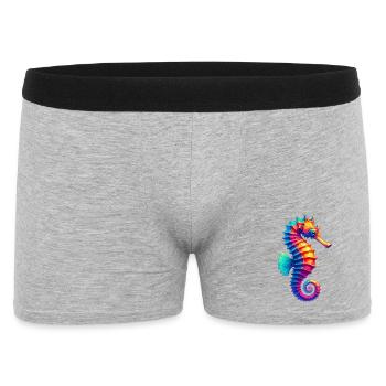 Hippocampe - Boxer Homme - gris chiné - Devant