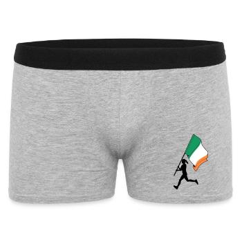 Drapeau Irlande Femme Courir - Boxer Homme - gris chiné - Devant