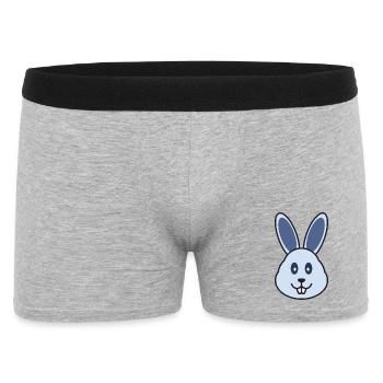 Bunny N7T / NFT Style / New - Men's Boxer Shorts - heather grey - Front