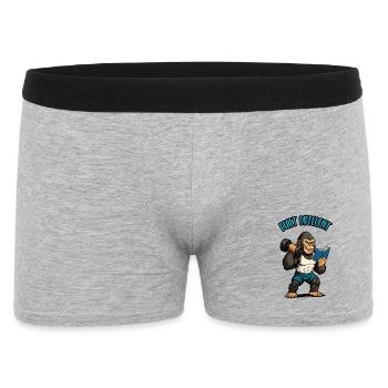 BUILT DIFFERENT - Humour sport - Boxer Homme - gris chiné - Devant