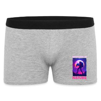 Adventurous gaming natural scenery - Men's Boxer Shorts - heather grey - Front