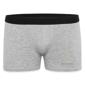 La sympathie naît – avant même de parler - Boxer Homme - gris chiné - Devant