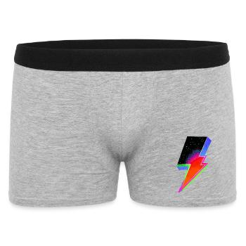 Electric Neon Thunder - Men's Boxer Shorts - heather grey - Front