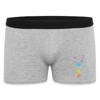 Tree of Life – Harmony of Man & Nature - Men's Boxer Shorts - heather grey - Front
