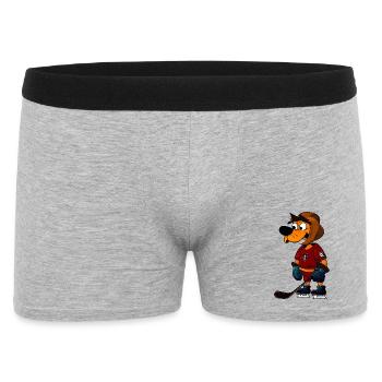 Hunde Eishockey - Men's Boxer Shorts - heather grey - Front