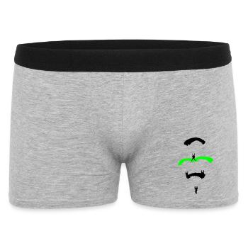 Parachute Diamond - Men's Boxer Shorts - heather grey - Front