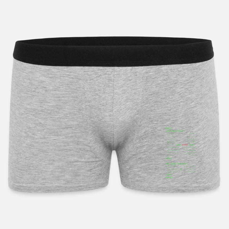 html body - Männer Boxer Shorts - Grau meliert
