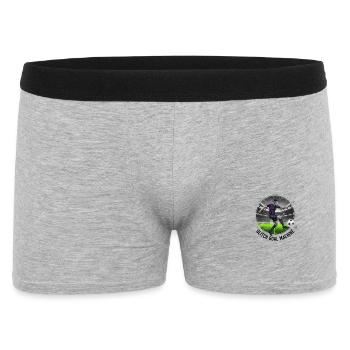 Glitch Goal Machine - Männer Boxer Shorts - Grau meliert - Vorne