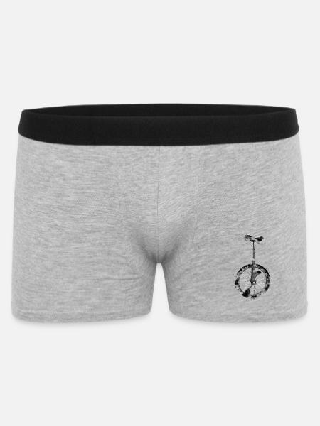 Unicycle | Unicycling Freestyle Downhill - Men's Boxer Shorts - heather grey