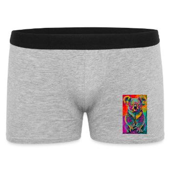 Koala - Männer Boxer Shorts - Grau meliert - Vorne