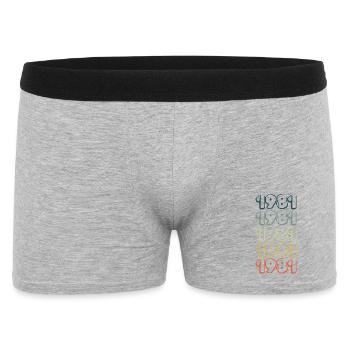 Année de naissance 1981 - Boxer Homme - gris chiné - Devant