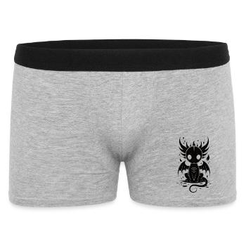 Chemise Dark Dragon Mignonne Gothique Mignonne Dragon - Boxer Homme - gris chiné - Devant