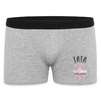 Tata en 2026 Veuillez Patienter  - Boxer Homme - gris chiné - Devant