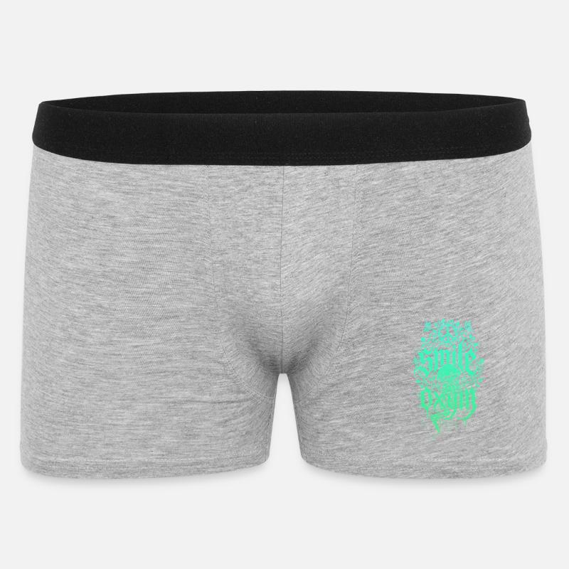 Jungle de méduses d’algues lumineuses - Boxer Homme - gris chiné