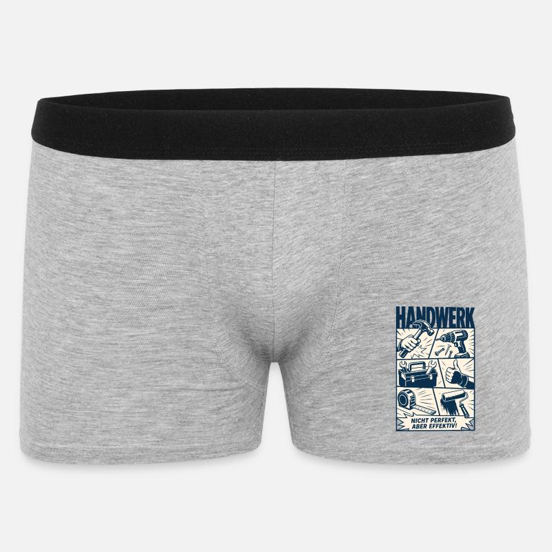 Fabriquer pas parfait mais efficace - Boxer Homme - gris chiné
