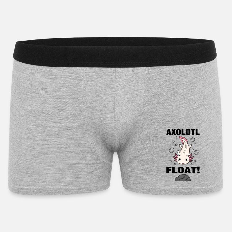 Axolotl Float Salamandre Rose Aquarium - Boxer Homme - gris chiné