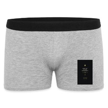Every Day New Chance Motivational Design - Men's Boxer Shorts - heather grey - Front