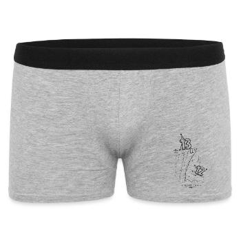 Level 13 Unlocked | 13 Year Anniversary Gift - Men's Boxer Shorts - heather grey - Front