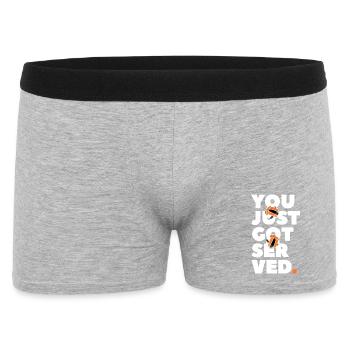 You Just Got Served Volleyball Bold - Men's Boxer Shorts - heather grey - Front