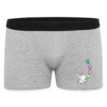 Pastel Balloon Elephant - Men's Boxer Shorts - heather grey - Front