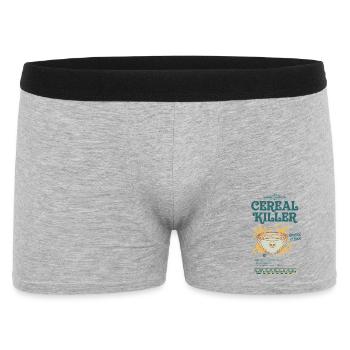 Breakfast Funny Brunch Coffee Pancake Food Bacon - Men's Boxer Shorts - heather grey - Front