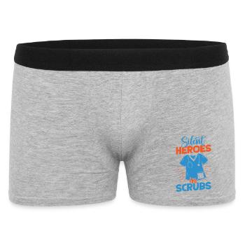 Anesthésiste Héros en anesthésie en gommage - Boxer Homme - gris chiné - Devant