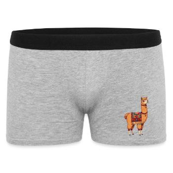 Pas de drame, juste un lama - Boxer Homme - gris chiné - Devant