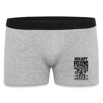 Norway Fishing 2028 - Men's Boxer Shorts - heather grey - Front