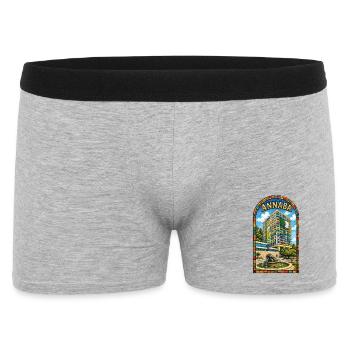 Annaba Arc Ciel - Boxer Homme - gris chiné - Devant