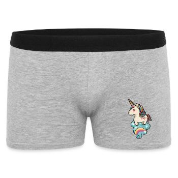 Pastel Unicorn Rainbow Dream - Men's Boxer Shorts - heather grey - Front