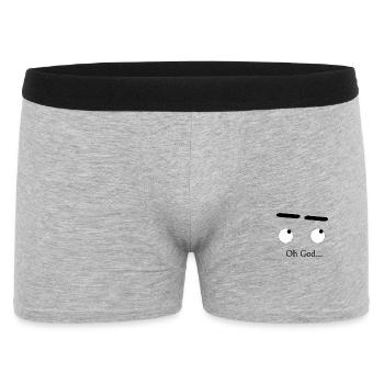 Yeux Noirs en Silhouette - Boxer Homme - gris chiné - Devant