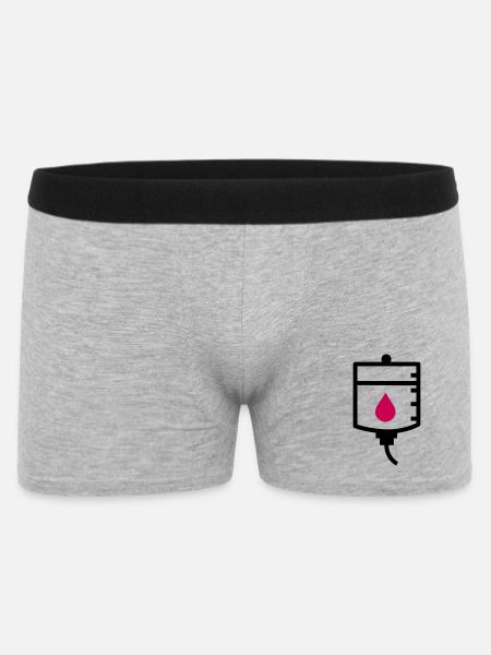 Doctor therapy treatment drip - Men's Boxer Shorts - heather grey