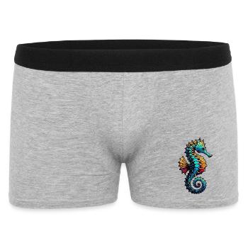 Hippocampe - Boxer Homme - gris chiné - Devant