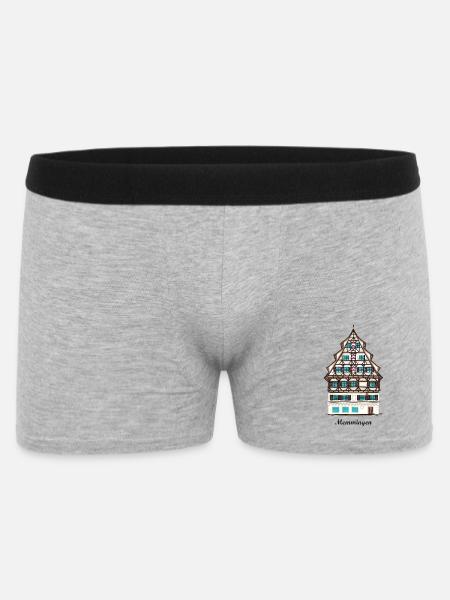 Memmingen, Schwaben, Bayern, Germany - Men's Boxer Shorts - heather grey