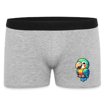 Parrot - Men's Boxer Shorts - heather grey - Front