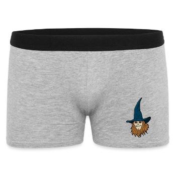 Sorcière épouvantail - Boxer Homme - gris chiné - Devant
