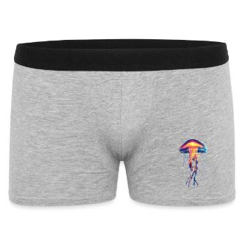 Jellyfish Jellyfish Fire Jellyfish Medusa Cute Jellyfish - Men's Boxer Shorts - heather grey - Front