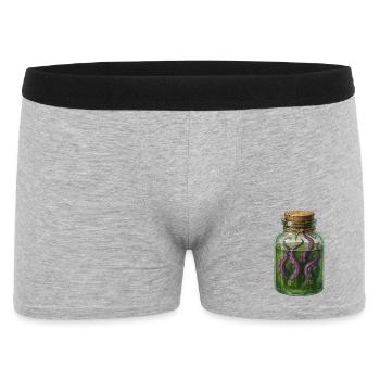 Potion d’alchimie en pot de tentacules Halloween - Boxer Homme - gris chiné - Devant