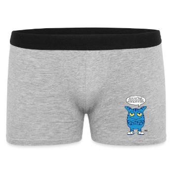 Relation stable avec moi-même - Zooki qui dit - Boxer Homme - gris chiné - Devant