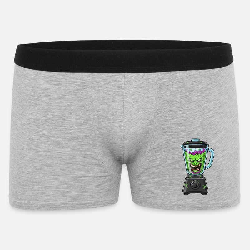 Creepy vegetable blender - Men's Boxer Shorts - heather grey