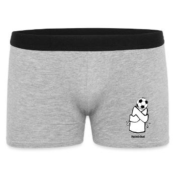 Heimtrikot - Männer Boxer Shorts - Grau meliert - Vorne