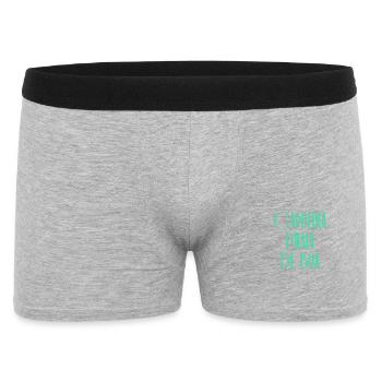 Capoeira Praia Boa - Männer Boxer Shorts - Grau meliert - Vorne