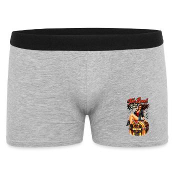 Rockabilly Pin-Up: Too Loud For The Crowd - Men's Boxer Shorts - heather grey - Front