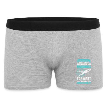 Handball Handballer Handball Trainer Fan Geschenk - Männer Boxer Shorts - Grau meliert - Vorne