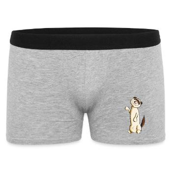Little Harlequin Ferret - Ferret - Marten - Men's Boxer Shorts - heather grey - Front
