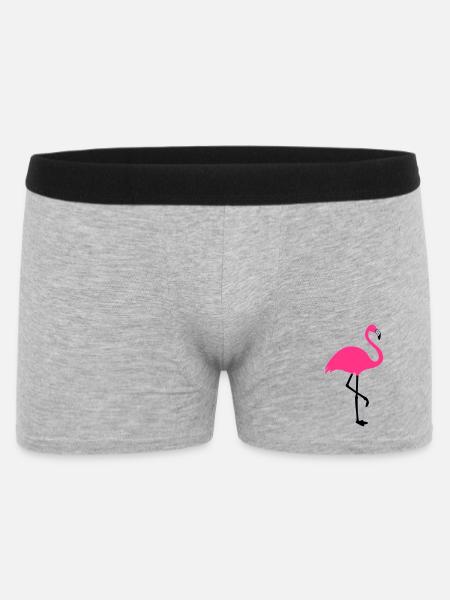 Flamingo Summer Sun Beach - Boxer Homme - gris chiné