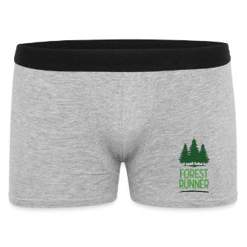 Forest Runner - Men's Boxer Shorts - heather grey - Front
