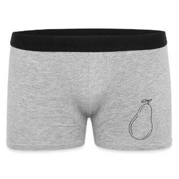 Poire - Boxer Homme - gris chiné - Devant