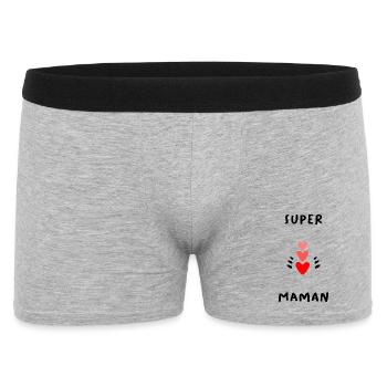 HAPPY MOTHER'S DAY. MOM. MOTHER'S DAY - Men's Boxer Shorts - heather grey - Front